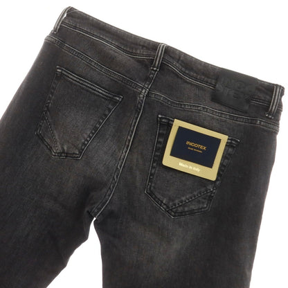 [New] INCOTEX BLUE DIVISION Slim Stretch Denim Jeans Black (Gray) [32] [Condition Rank N] [Men&