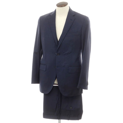 [Used] ONLY Herringbone Wool 2-Button Suit Navy [180AB] [Condition Rank D] [Men&