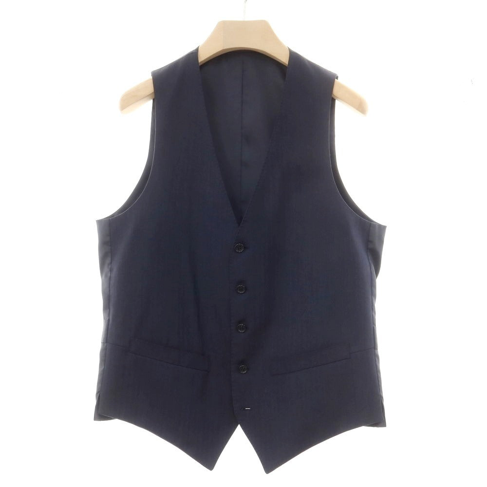 [Used] ONLY Herringbone Wool 2-Button Suit Navy [180AB] [Condition Rank D] [Men&
