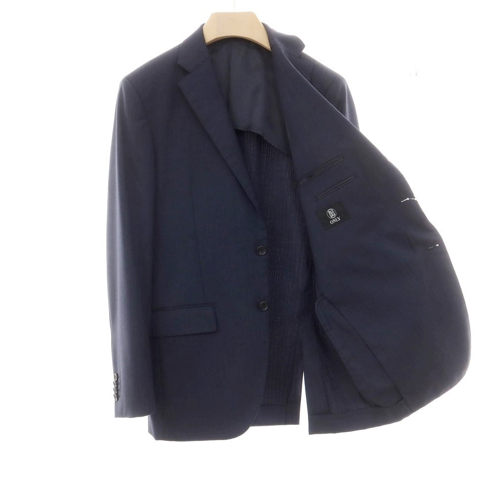 [Used] ONLY Herringbone Wool 2-Button Suit Navy [180AB] [Condition Rank D] [Men&