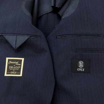 [Used] ONLY Herringbone Wool 2-Button Suit Navy [180AB] [Condition Rank D] [Men&