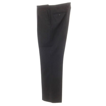 [Used] TROJAN Wool Striped 2-Button Suit, Black [AB6] [Condition Rank B] [Men&