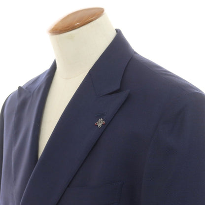 [Used] G-Stage Summer Wool Double Breasted Tailored Jacket Navy [48] [Condition Rank B] [Men&