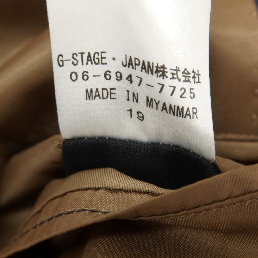 [Used] G-Stage Summer Wool Double Breasted Tailored Jacket Navy [48] [Condition Rank B] [Men&