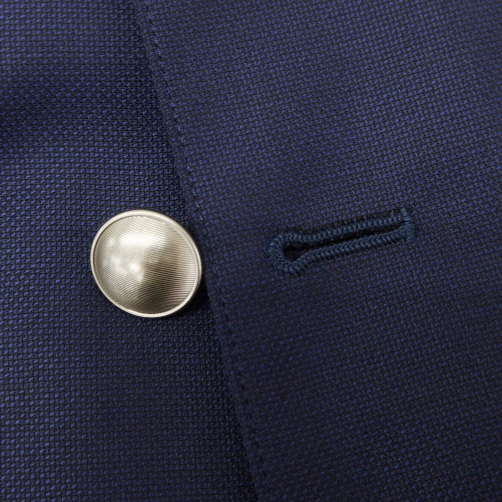 [Used] G-Stage Summer Wool Double Breasted Tailored Jacket Navy [48] [Condition Rank B] [Men&