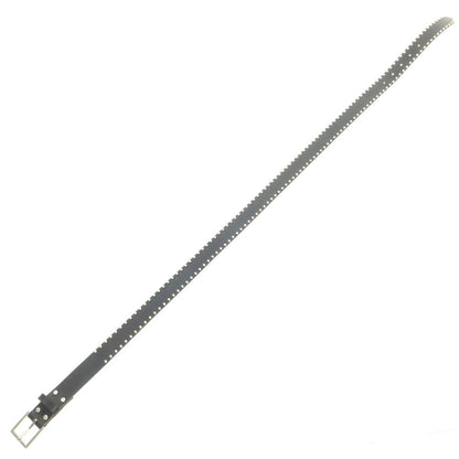 【中古】ザサード The THIRD スタッズ レザー ベルト ブラック【 L 】【 状態ランクB 】【 メンズ 】