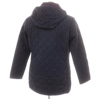 【中古】ラベンハム LAVENHAM ウール ストライプ 中綿入り キルティングコート ネイビー【 38 】【 状態ランクC 】【 メンズ 】