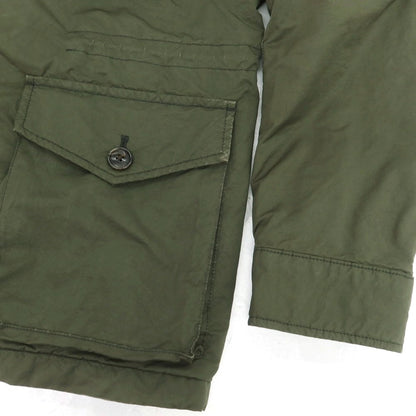 【中古】エディフィス EDIFICE ポリエステルナイロン M-65 中綿入り ミリタリージャケット オリーブグリーン【 48 】【 状態ランクC 】【 メンズ 】