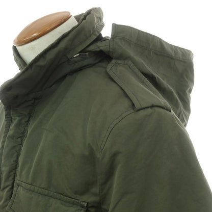【中古】エディフィス EDIFICE ポリエステルナイロン M-65 中綿入り ミリタリージャケット オリーブグリーン【 48 】【 状態ランクC 】【 メンズ 】