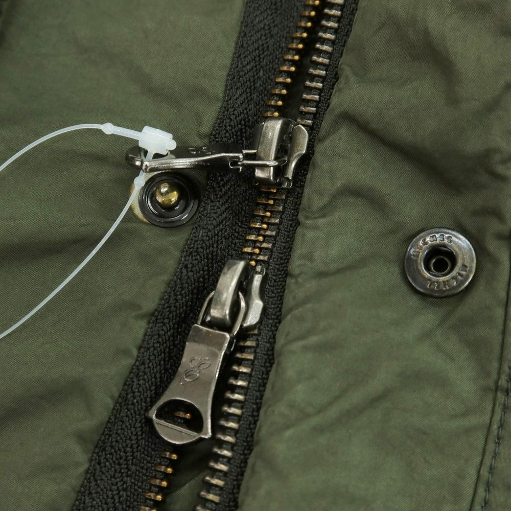 【中古】エディフィス EDIFICE ポリエステルナイロン M-65 中綿入り ミリタリージャケット オリーブグリーン【 48 】【 状態ランクC 】【 メンズ 】