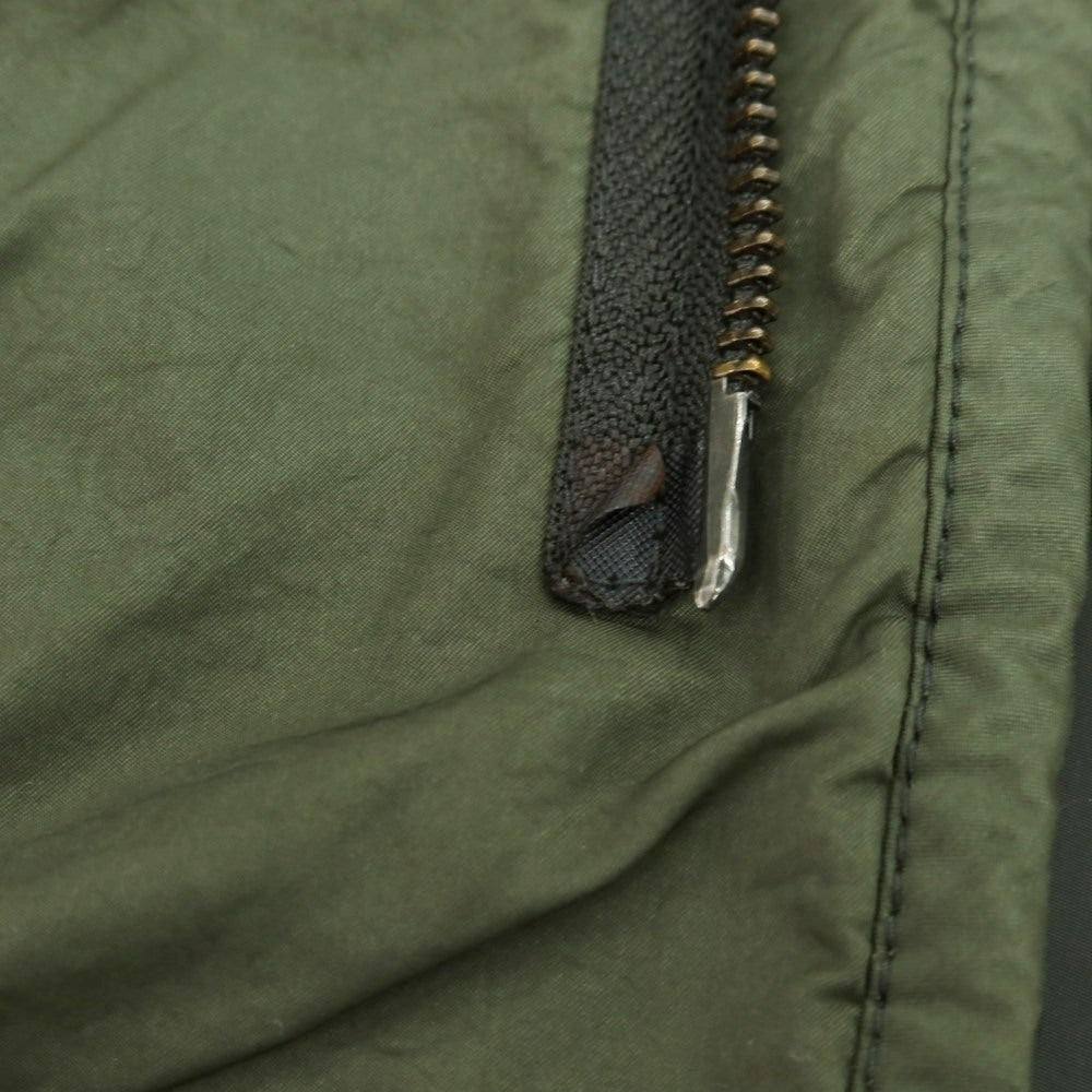 【中古】エディフィス EDIFICE ポリエステルナイロン M-65 中綿入り ミリタリージャケット オリーブグリーン【 48 】【 状態ランクC 】【 メンズ 】