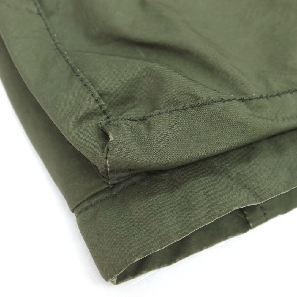 【中古】エディフィス EDIFICE ポリエステルナイロン M-65 中綿入り ミリタリージャケット オリーブグリーン【 48 】【 状態ランクC 】【 メンズ 】
