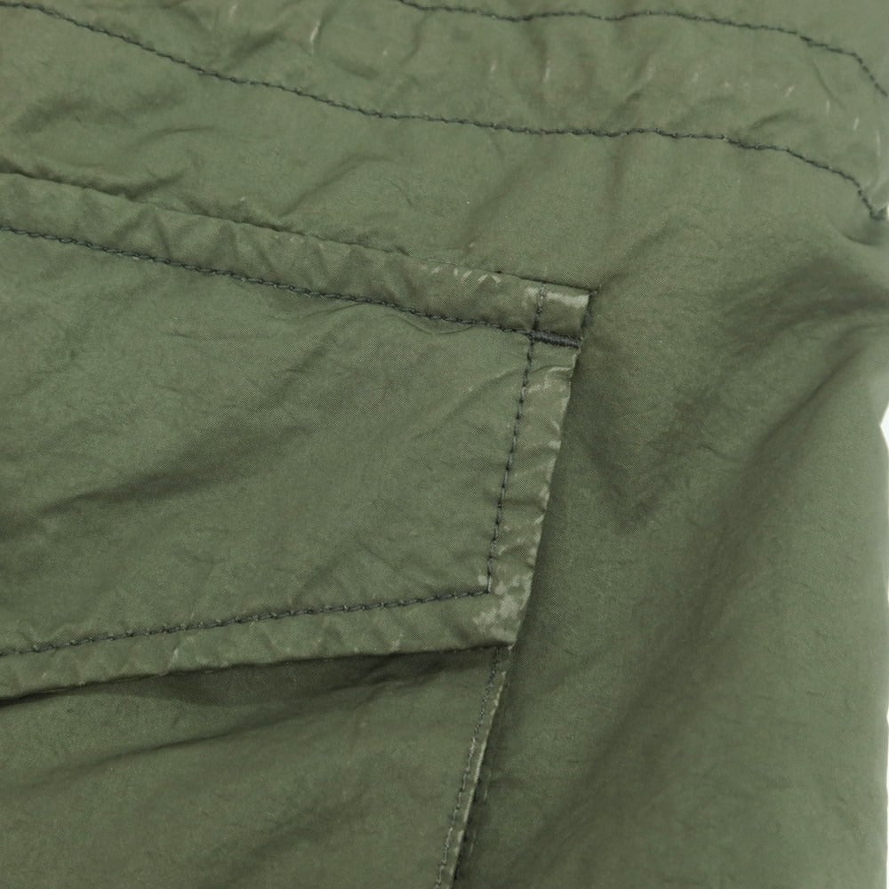 【中古】エディフィス EDIFICE ポリエステルナイロン M-65 中綿入り ミリタリージャケット オリーブグリーン【 48 】【 状態ランクC 】【 メンズ 】