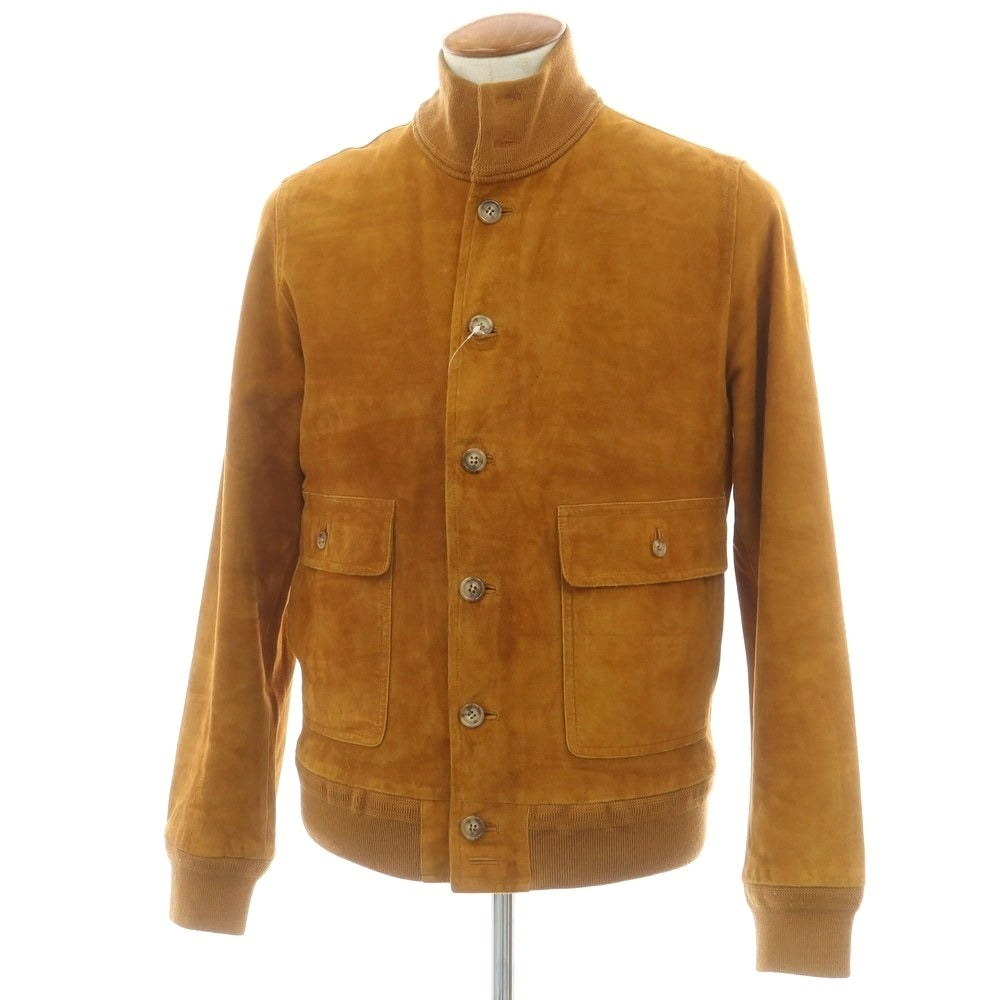 【中古】ヴァルスター Valstar ゴートスエード バルスタリーノブルゾン ブラウンオレンジ【 48 】【 状態ランクD 】【 メンズ 】
