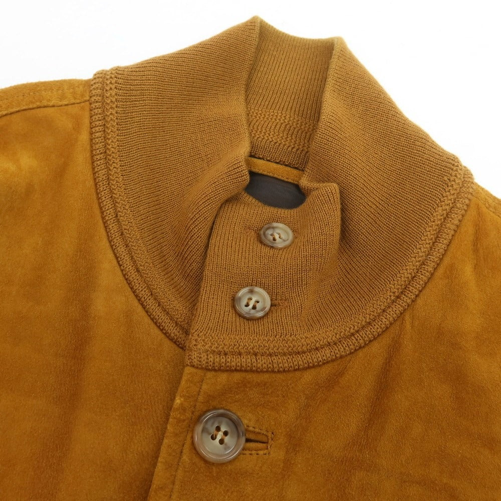 【中古】ヴァルスター Valstar ゴートスエード バルスタリーノブルゾン ブラウンオレンジ【 48 】【 状態ランクD 】【 メンズ 】