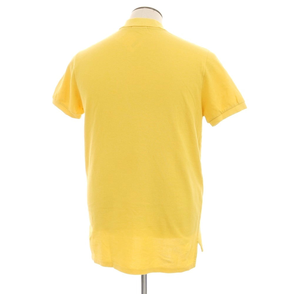[Used] eleventy cotton pique short sleeve polo shirt yellow [L] [Condition rank C] [Men&