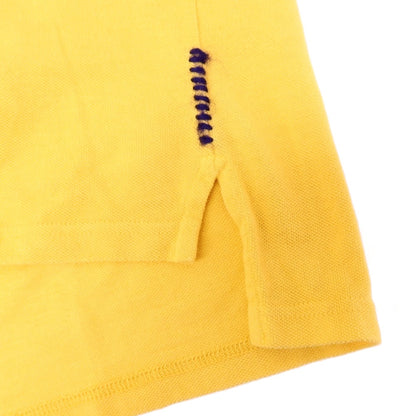 [Used] eleventy cotton pique short sleeve polo shirt yellow [L] [Condition rank C] [Men&