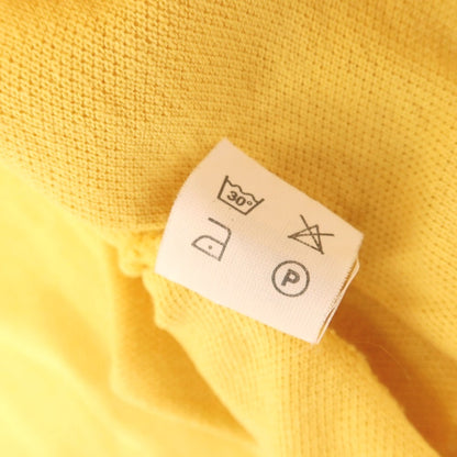 [Used] eleventy cotton pique short sleeve polo shirt yellow [L] [Condition rank C] [Men&