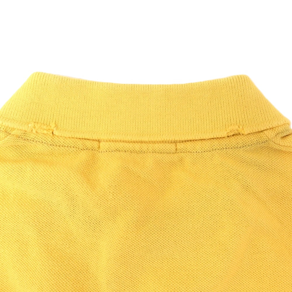 [Used] eleventy cotton pique short sleeve polo shirt yellow [L] [Condition rank C] [Men&