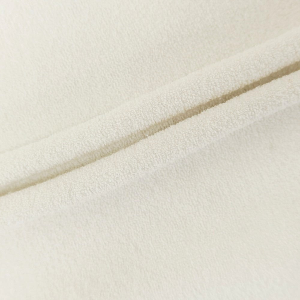 [Used] UNITED ARROWS Cotton Polyester Pile Skipper Short Sleeve Polo Shirt Off White [L] [Condition Rank C] [Men&