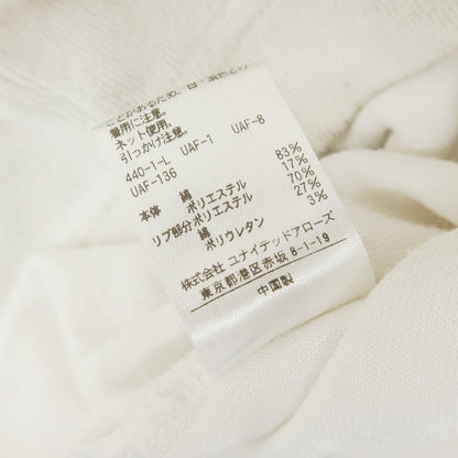 [Used] UNITED ARROWS Cotton Polyester Pile Skipper Short Sleeve Polo Shirt Off White [M] [Condition Rank C] [Men&