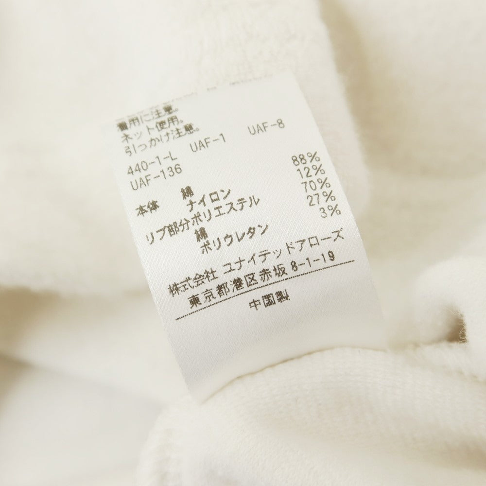 [Used] UNITED ARROWS Cotton Nylon Pile Skipper Short Sleeve Polo Shirt Off White [M] [Condition Rank C] [Men&