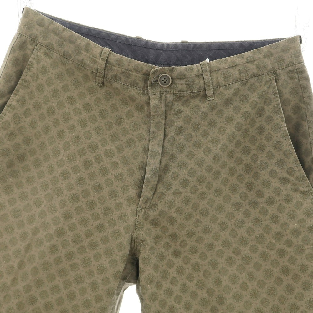 【中古】マニュファクチャーオープンヤード MANUFACTURE OPEN YARD コットンリネン ショートパンツ カーキ【 M 】【 状態ランクC 】【 メンズ 】