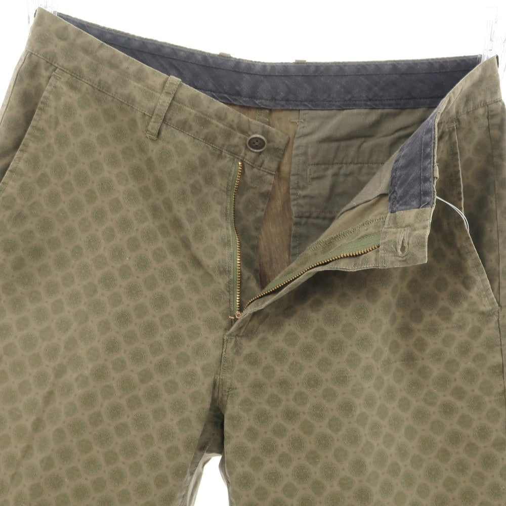 [Used] MANUFACTURE OPEN YARD Cotton Linen Shorts Khaki [M] [Condition Rank C] [Men&