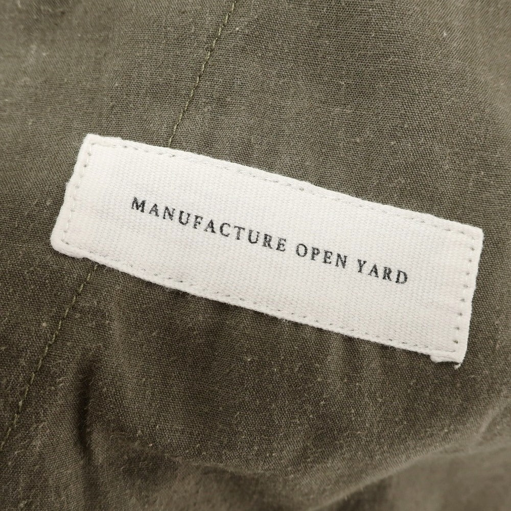 [Used] MANUFACTURE OPEN YARD Cotton Linen Shorts Khaki [M] [Condition Rank C] [Men&