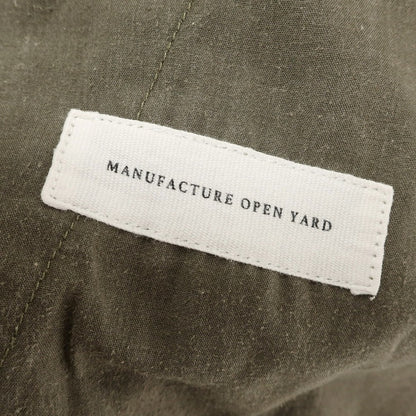 [Used] MANUFACTURE OPEN YARD Cotton Linen Shorts Khaki [M] [Condition Rank C] [Men&