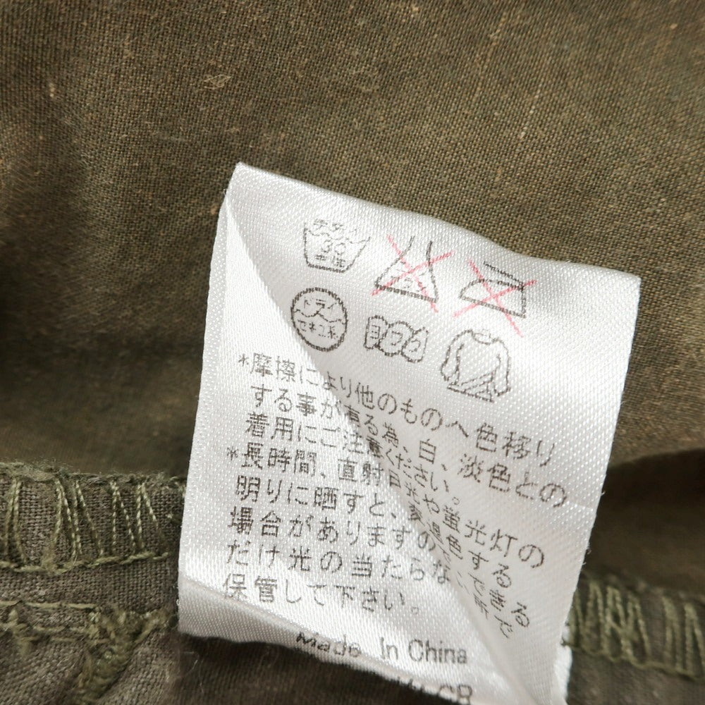 [Used] MANUFACTURE OPEN YARD Cotton Linen Shorts Khaki [M] [Condition Rank C] [Men&