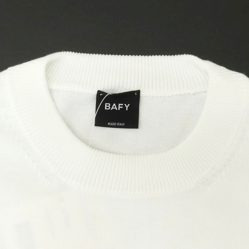 [Used] Buffy High Gauge Cotton Crew Neck Short Sleeve Pullover Knit White [48] [Condition Rank A] [Men&