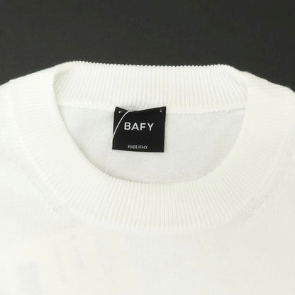 [Used] Buffy High Gauge Cotton Crew Neck Short Sleeve Pullover Knit White [48] [Condition Rank A] [Men&