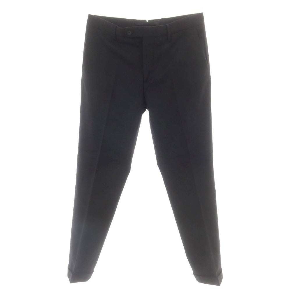 【中古】インコテックス スローウェア INCOTEX SLOWEAR TEKNOSARTORIAL ストレッチ ウール ドレススラックスパンツ ブラック【 48 】【 状態ランクA 】【 メンズ 】
