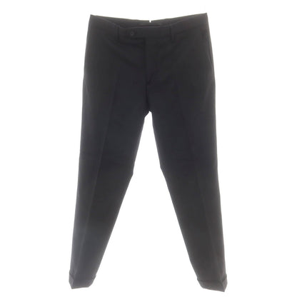 【中古】インコテックス スローウェア INCOTEX SLOWEAR TEKNOSARTORIAL ストレッチ ウール ドレススラックスパンツ ブラック【 48 】【 状態ランクA 】【 メンズ 】