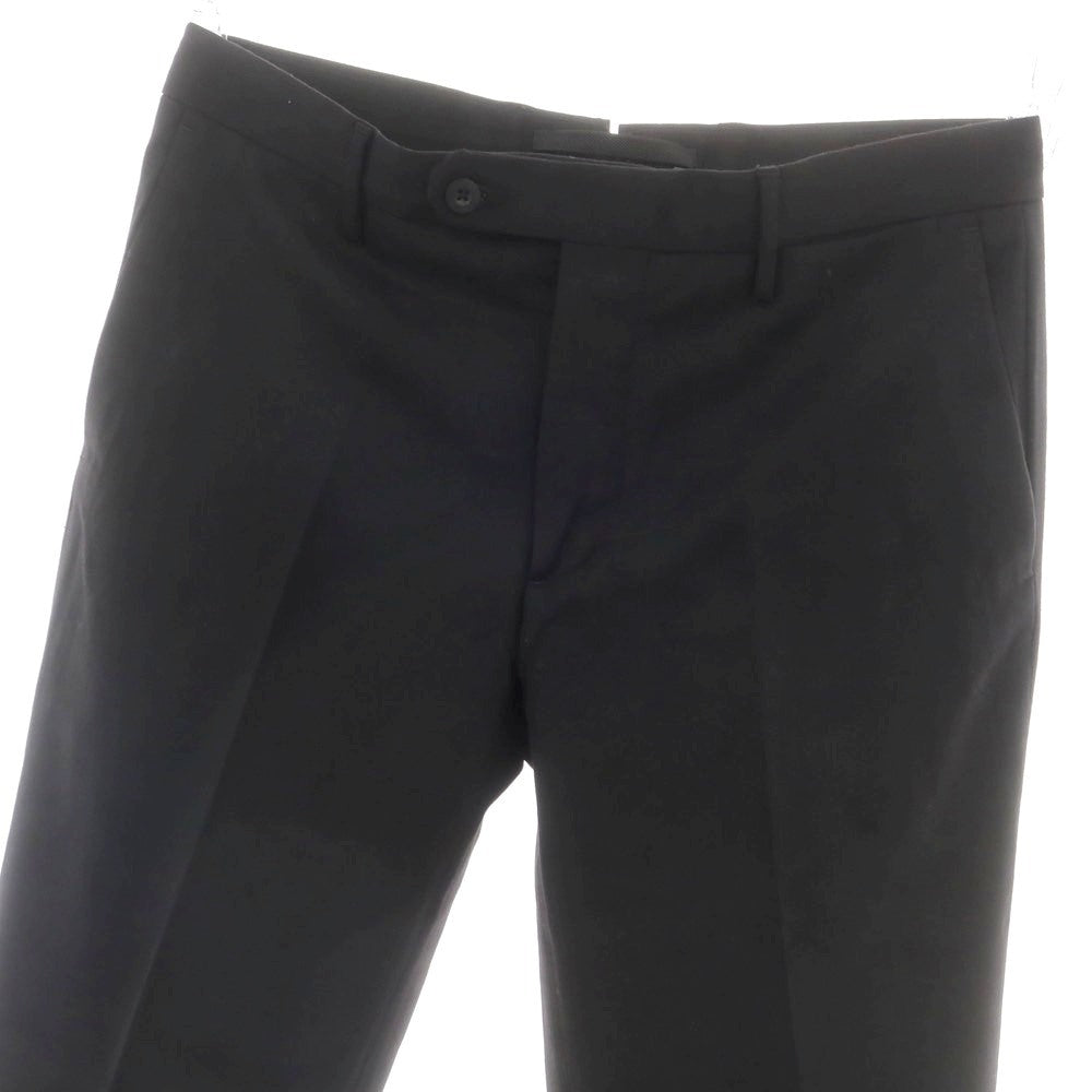 【中古】インコテックス スローウェア INCOTEX SLOWEAR TEKNOSARTORIAL ストレッチ ウール ドレススラックスパンツ ブラック【 48 】【 状態ランクA 】【 メンズ 】
