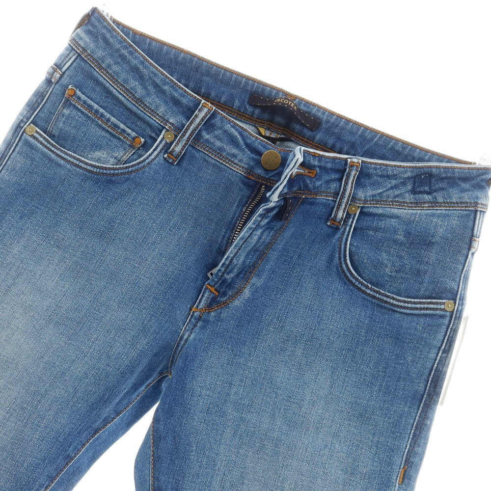 [New Outlet] INCOTEX BLUE DIVISION Slim Stretch Denim Pants Jeans Blue [31] [Condition Rank N-] [Men&