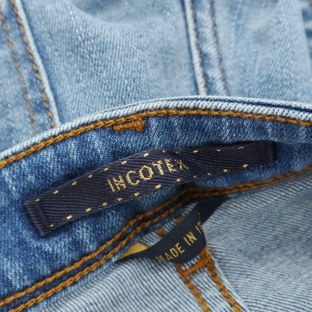 [New Outlet] INCOTEX BLUE DIVISION Slim Stretch Denim Pants Jeans Blue [31] [Condition Rank N-] [Men&