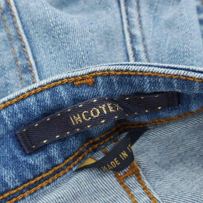 [New Outlet] INCOTEX BLUE DIVISION Slim Stretch Denim Pants Jeans Blue [31] [Condition Rank N-] [Men&