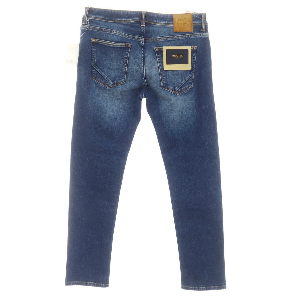 [New] INCOTEX BLUE DIVISION Slim Stretch Denim Pants Jeans Blue [32] [Condition Rank N] [Men&
