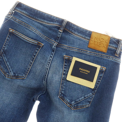 [New] INCOTEX BLUE DIVISION Slim Stretch Denim Pants Jeans Blue [32] [Condition Rank N] [Men&