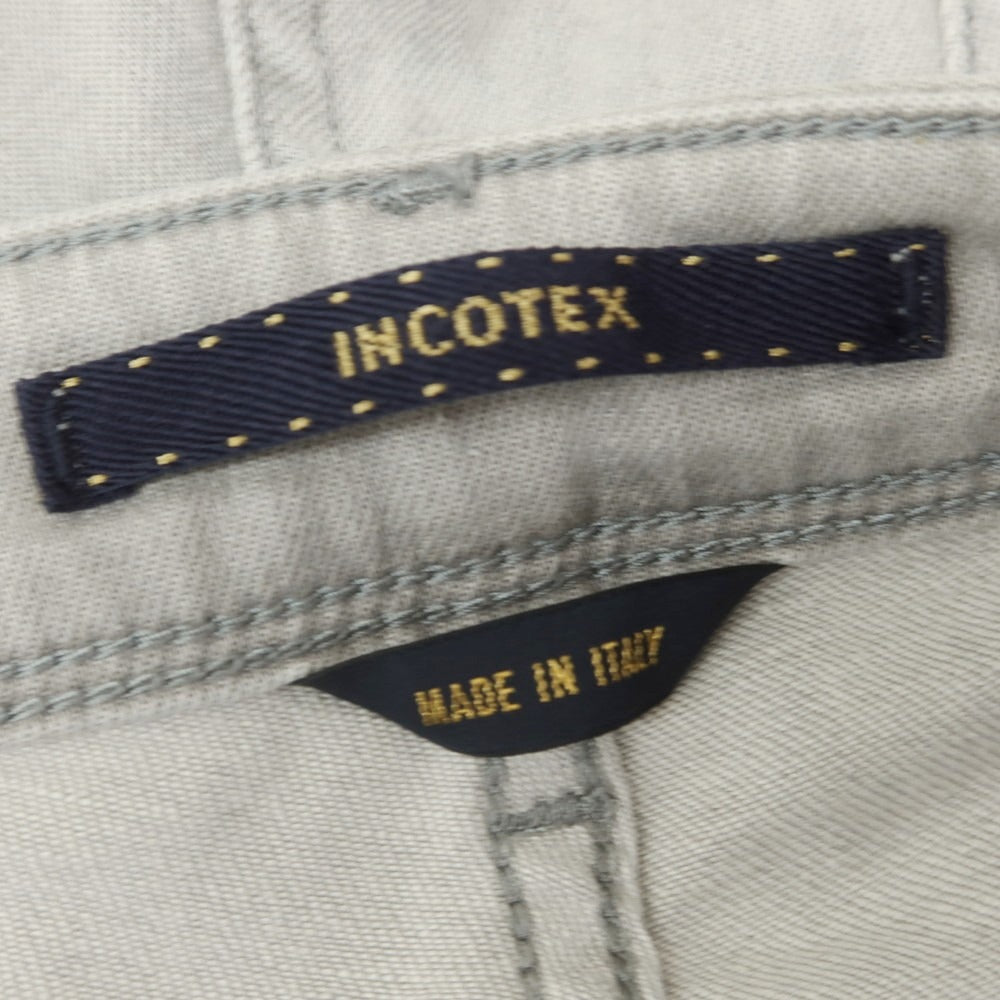 [New Outlet] INCOTEX BLUE DIVISION Slim Stretch Denim Pants Jeans Light Gray [32] [Condition Rank N-] [Men&