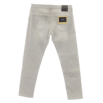 [New Outlet] INCOTEX BLUE DIVISION Slim Stretch Denim Pants Jeans Light Gray [33] [Condition Rank N-] [Men&