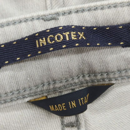 [New Outlet] INCOTEX BLUE DIVISION Slim Stretch Denim Pants Jeans Light Gray [33] [Condition Rank N-] [Men&