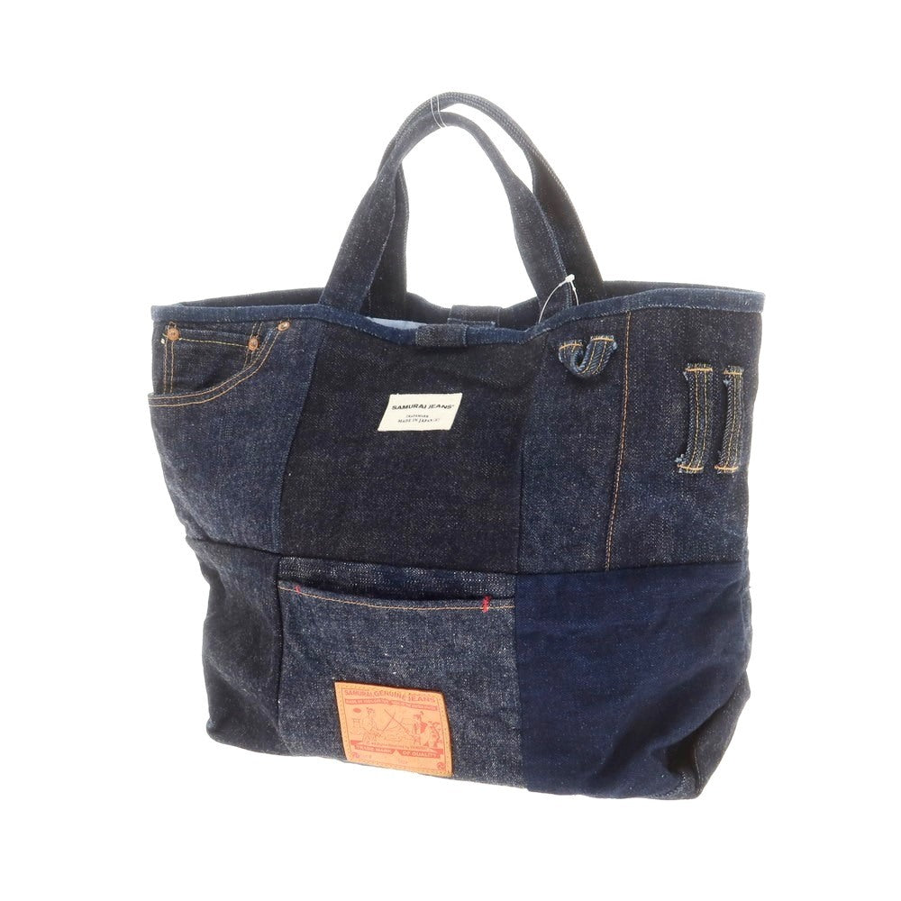 [Used] Samurai Jeans SAMURAI JEANS Denim Tote Bag Navy [Condition Rank B] [Men&