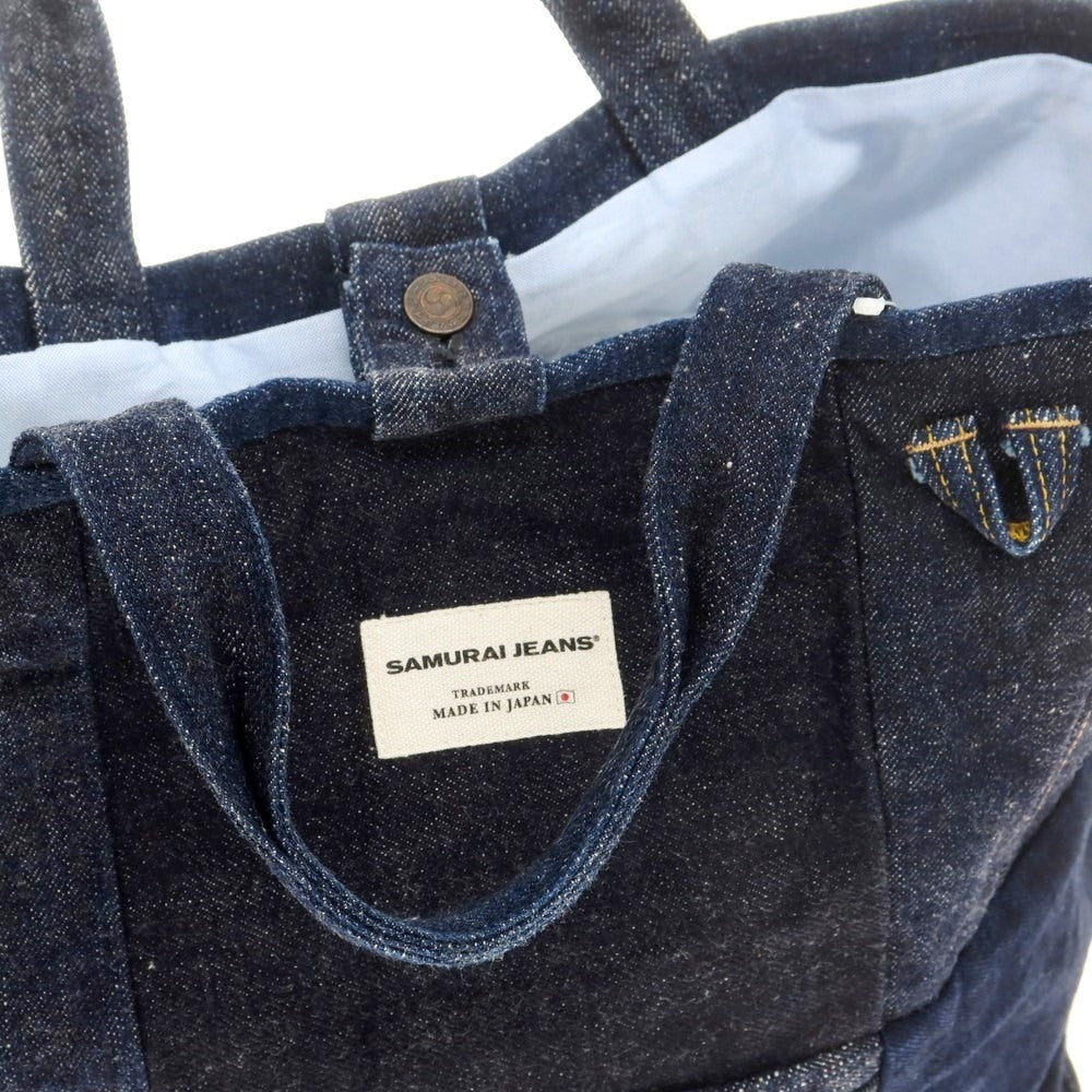 [Used] Samurai Jeans SAMURAI JEANS Denim Tote Bag Navy [Condition Rank B] [Men&