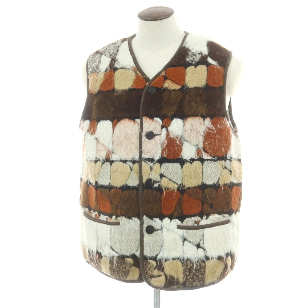 【中古】ブラックバード BLACKBIRD ウール混ポリクラール ベスト ブラウン系【 1 】【 状態ランクB 】【 メンズ 】