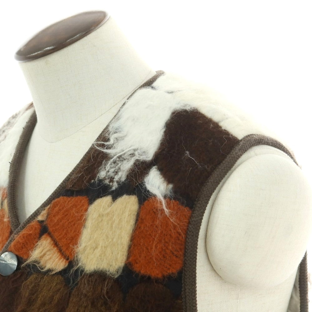 【中古】ブラックバード BLACKBIRD ウール混ポリクラール ベスト ブラウン系【 1 】【 状態ランクB 】【 メンズ 】