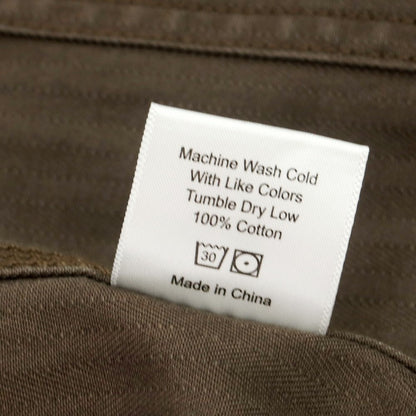 【中古】サミュエル ゼリグ SAMUEL ZELIG 2025年春夏 ANTIQUE ZIP JACKET コットン ワークジャケット ダークブラウンオリーブ【 XL 】【 状態ランクB 】【 メンズ 】