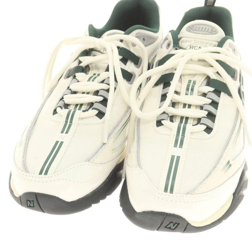 [Used] Aime Leon Dore x NEW BALANCE RC56 sneakers, off-white x green [27cm] [Condition Rank A] [Men&